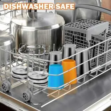 Rommeka Kids Tumblers with Lids and Straws, 5 Pack Upgrade 12oz Stainless Steel Unbreakable Toddler Cups Spill Proof with Colorful Sleeve, Reusable Drinking Cup for Adults and Children