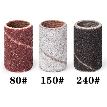 Lavinda 300Pcs Sanding Bands for Nail Drills - Quality Grits