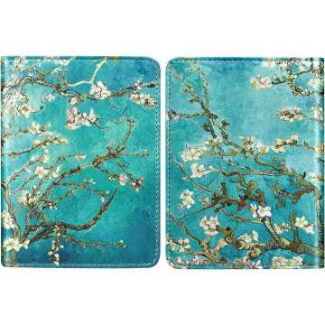 HOTCOOL Upgraded Leather Passport Holder & Vaccine Wallet