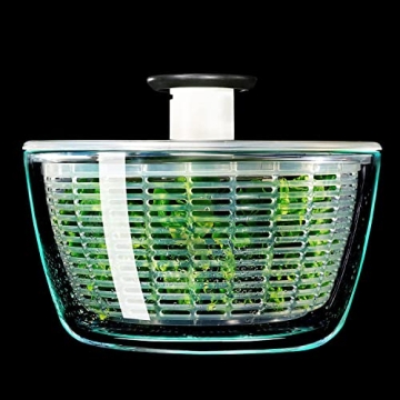 OXO Good Grips Large Glass Salad Spinner for Fresh Salads