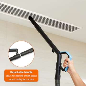 Amazon Basics Lightweight Bagless Vacuum Cleaner for Easy Cleaning