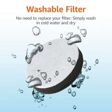 Amazon Basics Lightweight Bagless Vacuum Cleaner for Easy Cleaning