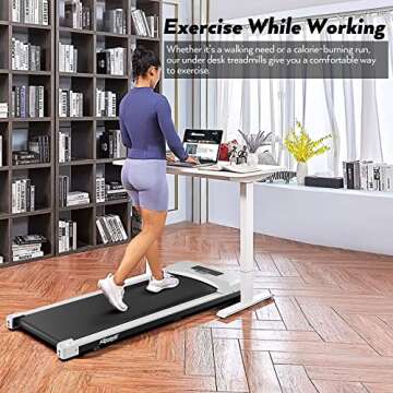 KRISRATE Walking Pad Treadmill for Home Office