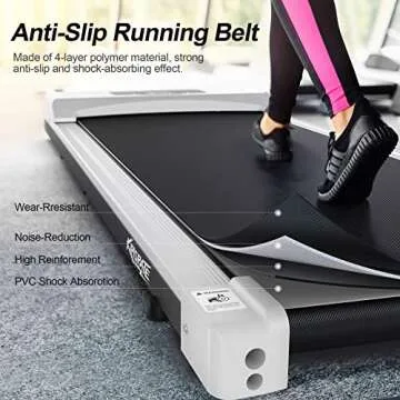 KRISRATE Walking Pad Treadmill for Home Office