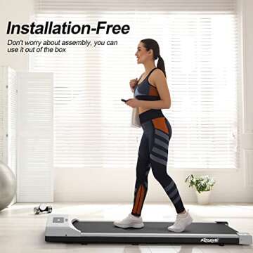 KRISRATE Walking Pad Treadmill for Home Office