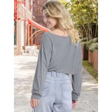 Blocac Off Shoulder Crop Top - Stylish Casual Tee for Women