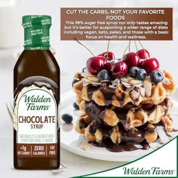 Walden Farms Chocolate Syrup - Guilt-Free Indulgence
