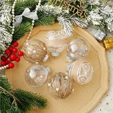 XmasExp 12ct Shatterproof Christmas Ball Ornaments Set
