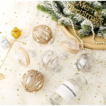 XmasExp 12ct Shatterproof Christmas Ball Ornaments Set