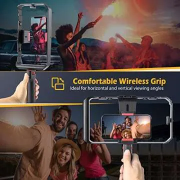 Zeadio Video Cage Rig for Smartphones with Wireless Remote