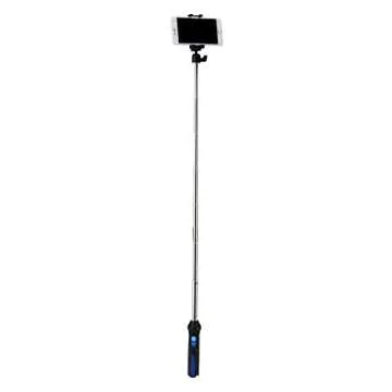 Benro BK10 Mini Selfie Stick Aluminum Tripod, Black (BK10)