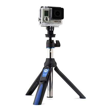 Benro BK10 Mini Selfie Stick Aluminum Tripod, Black (BK10)
