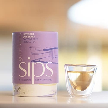 Grace Farms Caffeine-Free Lavender Goji Berry Herbal Tea