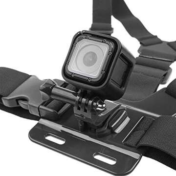 ASOCEA Action Camera Chest Mount Strap,Adjustable Vest Chest Harness Belt Compatible with Gopro Hero 13 12 11 10 9/AKASO EK7000/Brave 4/Brave 4 pro/Brave 8/V50/Dragon Touch/Vemont Action Cameras