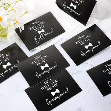 Groomsmen Gifts - 7 Sets PU Leather Toiletry Bags