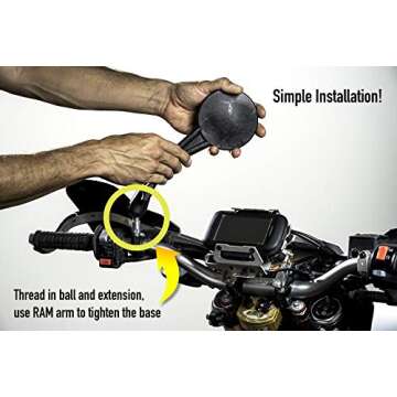 Doubletake Enduro Mirror Kit, Universal Fit Folding Motorcycle Mirrors, Guaranteed for Life. (Enduro 1.0)