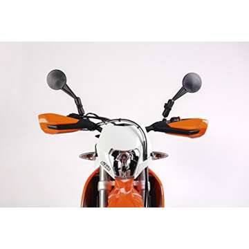 Doubletake Enduro Mirror Kit, Universal Fit Folding Motorcycle Mirrors, Guaranteed for Life. (Enduro 1.0)