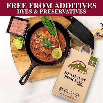 Premium Himalayan Chef Pink Himalayan Salt 5lbs Pack