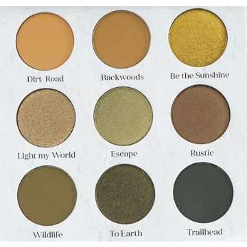 Sydney Grace Mountail Trail Eye Shadow Palette