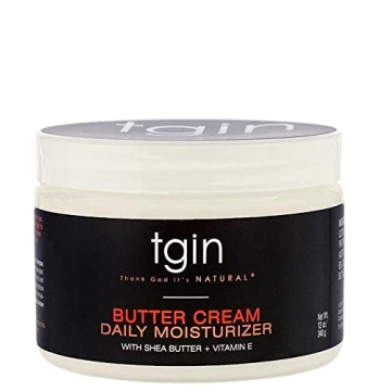 tgin Butter Cream Daily Moisturizer for Curly, Coily and Wavy Hair, Rich Moisture for Dry Hair and D...