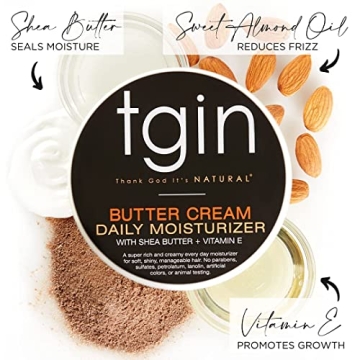Moisturizing TGIN Butter Cream for Curly Hair Care