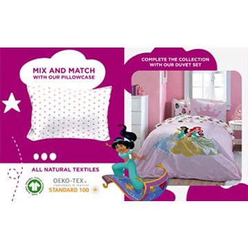Disney Princess Besties Queen Sheet Set - 100% Organic Cotton