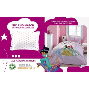 Disney Princess Besties Queen Sheet Set - 100% Organic Cotton