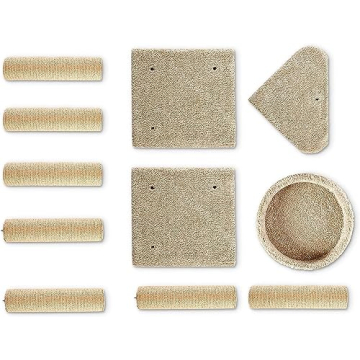 Amazon Basics Indoor Cat Tree - Sturdy Climbing Tower