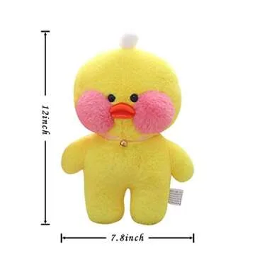 Duck Stuffed Animal Toy,Soft Plush Toy for Kids Girls Hugglable Stuffed Toy with Cute Hat&Costume, Best Gifts for Christmas 12 inches