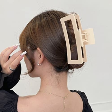 ZYTJ Jumbo Claw Clips for Thick Hair - 4 Pack