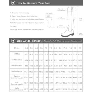 Coutgo Women's Cowboy Knee High Boots Suede Chunky Block Heel Square Toe Tall Riding Boots