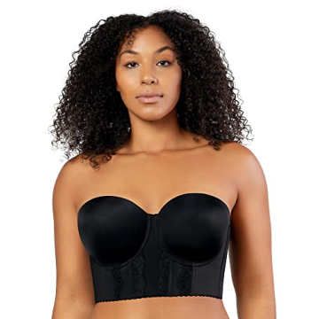 Stylish Elissa Strapless Longline Bra for Full Bust Women