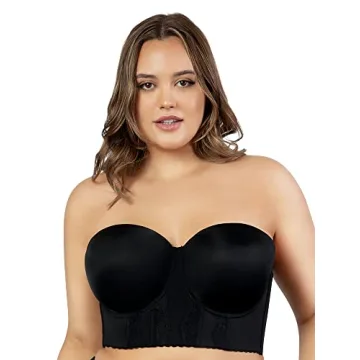 Stylish Elissa Strapless Longline Bra for Full Bust Women