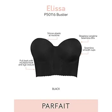 Stylish Elissa Strapless Longline Bra for Full Bust Women
