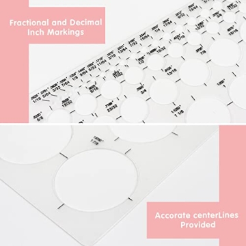 Tamaki Circle Template 3 Pack for Precision Drawing