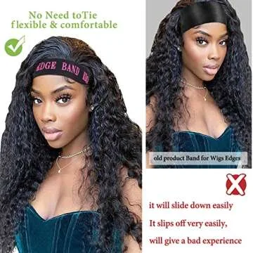 Kesfey 5PCS Adjustable Lace Melting Wig Bands - Stylish & Secure