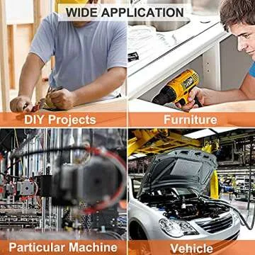 Comdox 500Pcs Stainless Steel Hex Socket Screw & Nut Kit