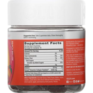 OLLY Collagen Gummy Rings for Skin Elasticity and Firmness