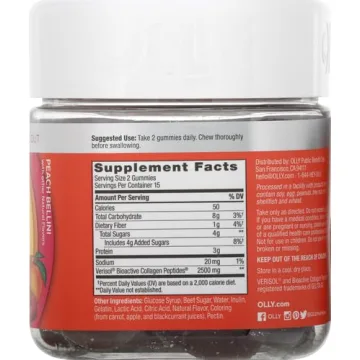 OLLY Collagen Gummy Rings for Skin Elasticity and Firmness