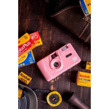 KODAK M35 Pink Retro 35mm Film Camera Lightweight Easy Use