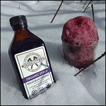 Woodcutter's Bitters, Wild Blackberry Beverage Syrup, USDA Organic, A Living Syrup With The Taste of The Forest In Every Drop, 8.5 oz (Pack of 2) + Includes-Free Cinnamon from Rhino Fine Foods.071oz