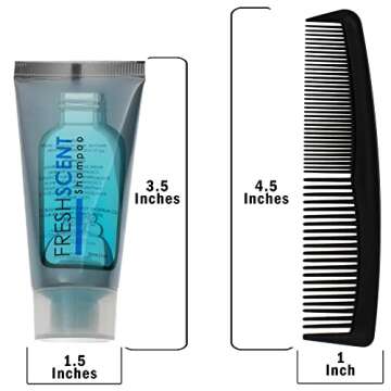 Moda West 96 Kits - Bulk Case of Wholesale Deluxe Toiletries for Men, Women, Travel, Charity