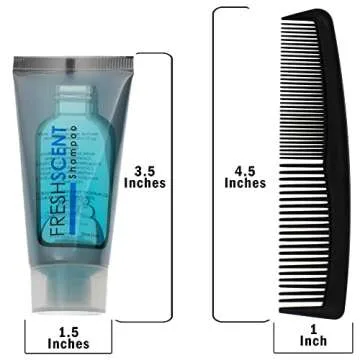 Moda West 96 Kits - Bulk Case of Wholesale Deluxe Toiletries for Men, Women, Travel, Charity