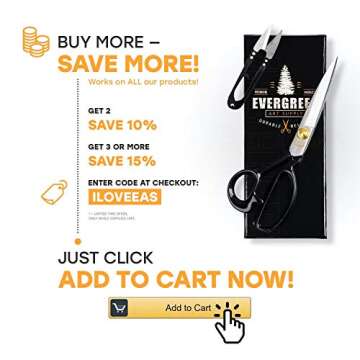 Heavy Duty Sewing Scissors with Free Thread Snips Online