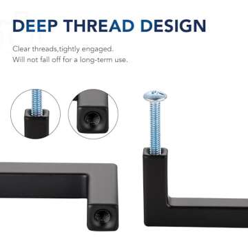 Stylish JOY DECOR 10 Pack Kitchen Cabinet Handles