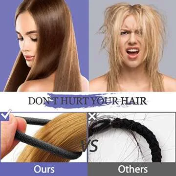 Durable Comfortable Hair Ties for All Hair Types