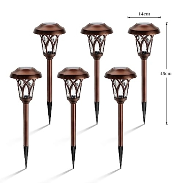 GIGALUMI Solar Landscape Lights - High Lumen and Waterproof