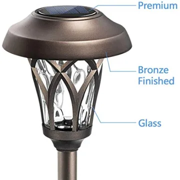 GIGALUMI Solar Landscape Lights - High Lumen and Waterproof