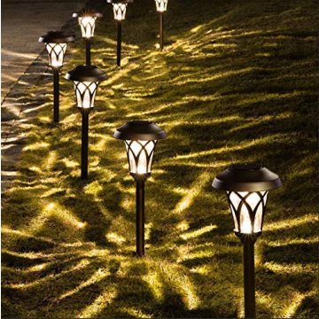 GIGALUMI Solar Landscape Lights - High Lumen and Waterproof