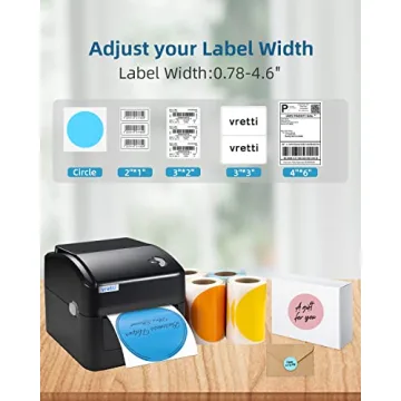 VRETTI 4x6 Thermal Label Printer for Efficiency